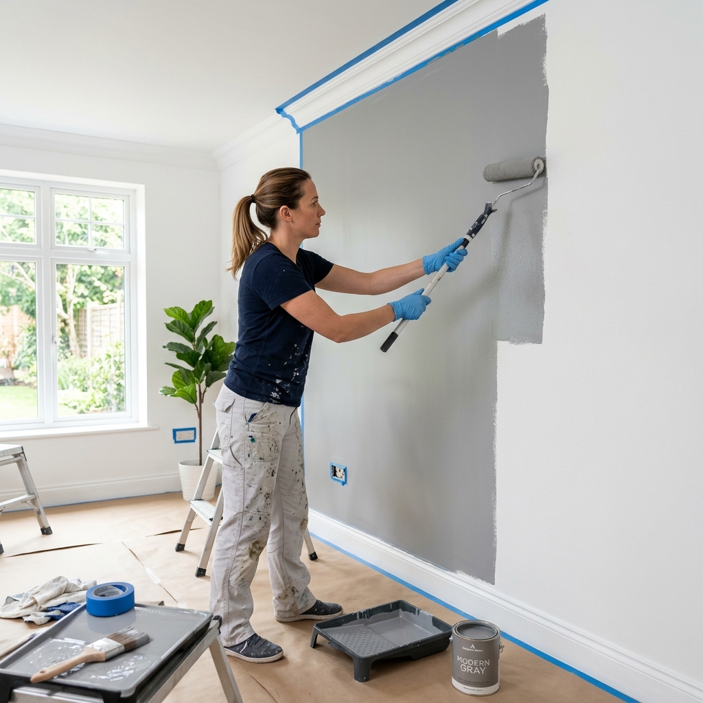 Peinture intérieure réalisée